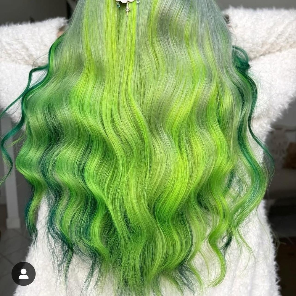 Colored Human Hair Wig 150% Density, 26in